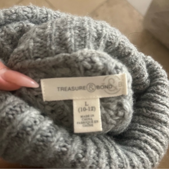 Treasure & Bond girls Turtleneck Wool Sweater - Picture 3 of 5